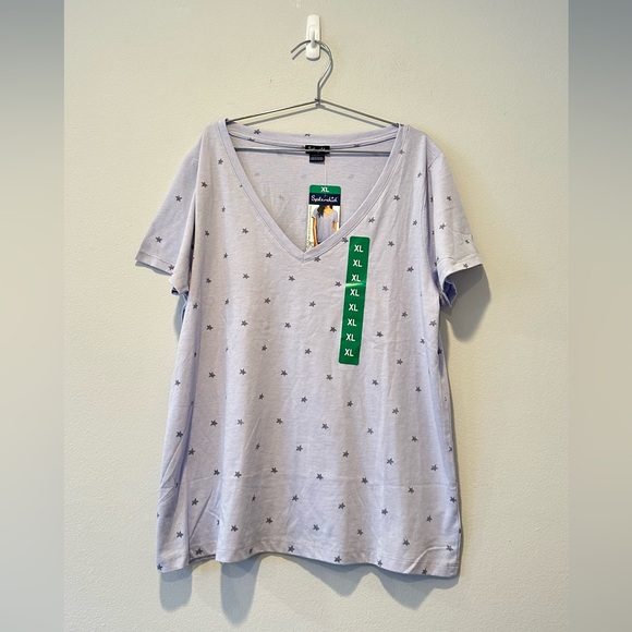 Splendid V neck short sleeve t shirt - Picture 8 of 9